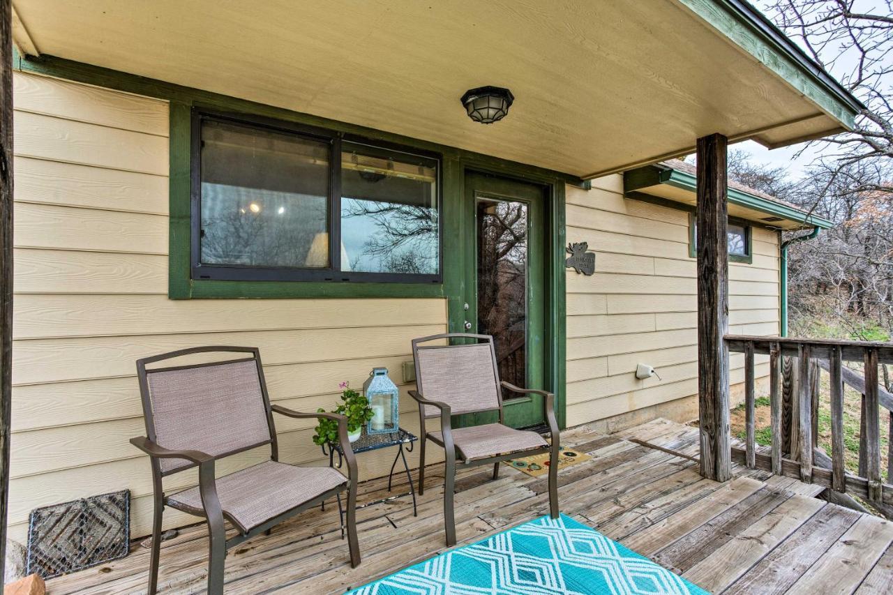 Medicine Park Cabin Rental With Mountain View Exterior foto